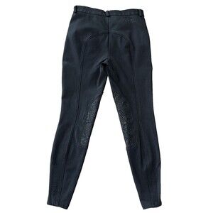 Piper SmartPak Full Seat Breeches Black Stretch Riding Pants Grip Womens 28R
